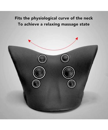 Cervical Traction Device Ergonomic Arcshaped Neck and Shoulder Relaxer for Pregnant Women for Home Use (Black) - Buy Online on SooperMarket.com