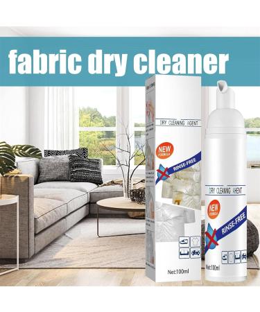Dry Foam Cleaner 100ml Leave-in Laundry Foam Cleaners All Purpose at Home Clothes Spot Dry Cleaner Fast and Efficient Decontamination 1pcs - Buy Online on SooperMarket.com