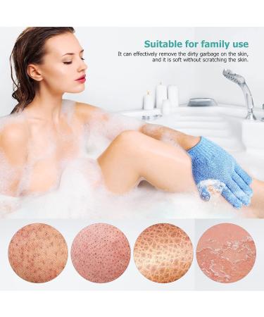 Healifty 6 Pairs Exfoliating Gloves for Body Shower - Bath and Shower Scrubber Gloves for Women - Buy Online on SooperMarket.com