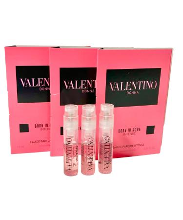 Valentino Born in Roma INTENSE EDP Sample WOMEN Spray Partially filled Mini SMALL Perfume SET OF 3