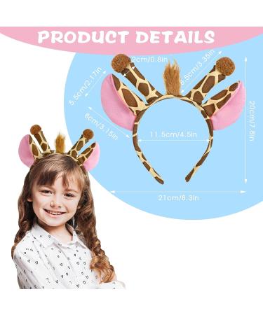WLLHYF Giraffe Animal Headband - Cute Cosplay Party Hair Accessories - Buy Online on SooperMarket.com