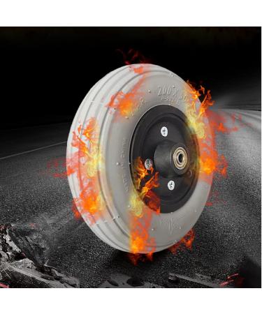 Wheelchair Front Wheel Wheels for Electric Wheelchairs 8-Inch Inflatable Front Wheel Gray Wheelchair Front Wheel Replacement Wheels 2 Pieces - Buy Online on SooperMarket.com