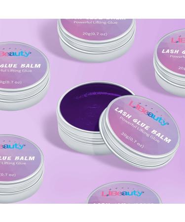 Libeauty Eye Lash Glue 20g Lash Lift Glue Balm Brow Glue Strong Sticky Grape Flavour Fast Drying Lashes Stick Easily Not Suitable for False Lashes Purple Grape - Buy Online on SooperMarket.com