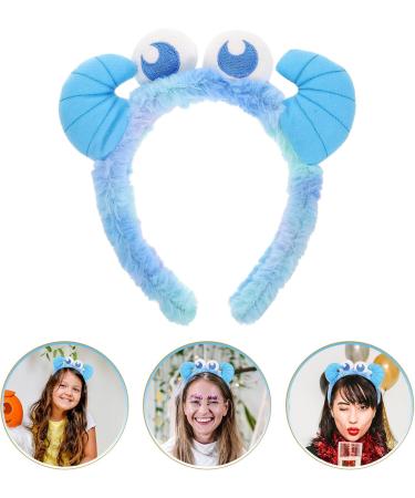 minkissy Horn Headband Plush Ox Horn Headband Cute Funny Headwear Cartoon Animal Horn Hair Hoop with Eyes Hairband for Halloween Dress Up Headbands - Buy Online on SooperMarket.com