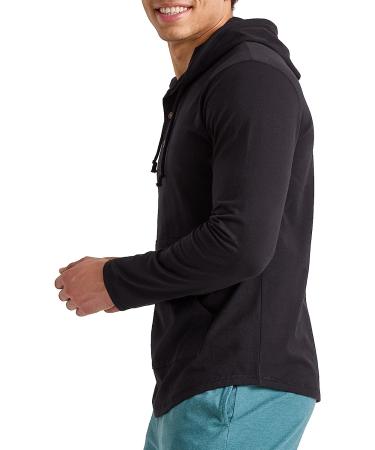Hanes Originals Men's Pullover Hoodie - Tri-Blend Jersey Large Black - Buy Online on SooperMarket.com