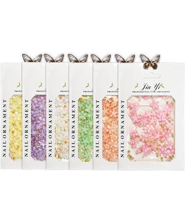 1Bag 3D Flower For Women Nails Art Decorations Easy Installation And Removal Add Charm To Your White - Buy Online on SooperMarket.com