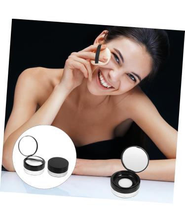 FOYTOKI 2pcs Elastic Mesh Loose Powder Box DIY Powder Case Travel Powder Case Makeup Powder Case Abs Black - Buy Online on SooperMarket.com
