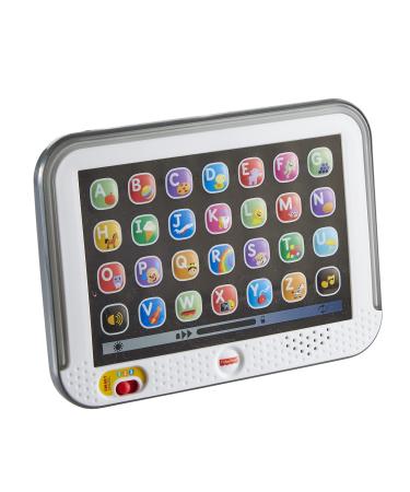 Fisher-Price Learning fun educational toy for toddlers Smart Stails Tablet Computer attraction with music and lighting function for children from 1 year German version CDG57