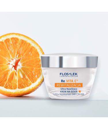 FLOSLEK Ultra Moisturizing Day Face Cream | 50 ml | Moisturizes Smoothes & Firms | Suitable for People with Wrinkly Mature Skin | Dermatologically Tested Moisturizing Day Cream - Buy Online on SooperMarket.com
