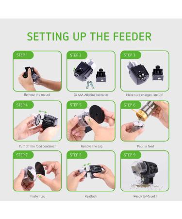 VIVOSUN Programmable Automatic Fish Feeder | Volume Timer Control - Buy Online on SooperMarket.com