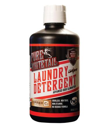 Scent Eliminator Laundry Detergent - Deodorizes Eliminates Destroys and Kills Odors During Laundry Washing for Scent Free Hunting Clothing