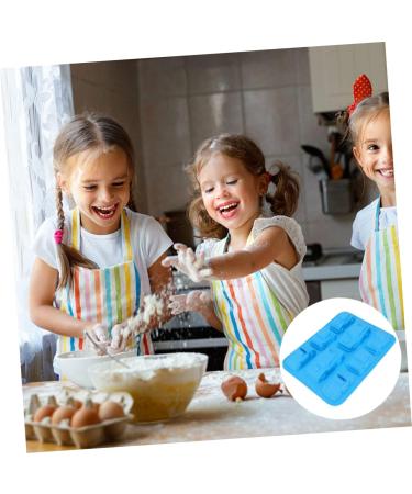 PRETYZOOM Cake Mold Kids Baking Molds Silicone Candy Trays Cake Stencil Pastry Muffin Molds Cookie Stencils Silicone Molds Chocolate Baking Mold Bakeware Paper Cup Silica Gel - Buy Online on SooperMarket.com