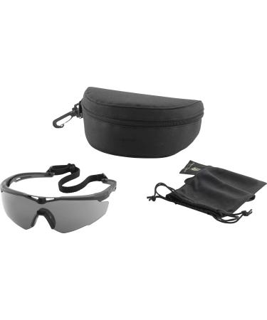 Revision Military 4-0152-0004 Stingerhawk Basic Solar Safety Glasses, Black, Regular