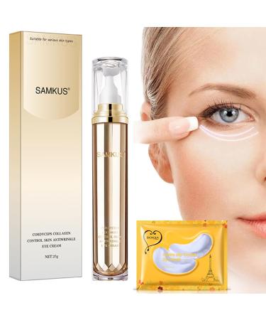Funnaura Eye Roller for Dark Circles and Puffiness Remover Caffeine Eye Serum with 360 Roller Reduce Wrinkles and Fine Lines