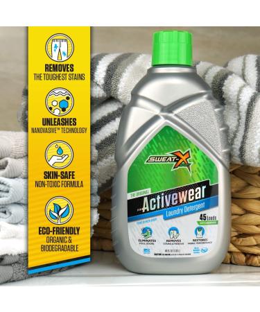Sweat X Sport Original Activewear Laundry Detergent - High Performance Sports Wash - 45 Loads 45 Fl Oz - Buy Online on SooperMarket.com