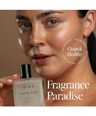 Dime Beauty Perfume Malibu Night 1.7 oz / 50 ml - Light and Floral Musk Scent Hypoallergenic Clean Perfume Eau de Toilette For Women 1.7 Fl Oz (Pack of 1) - Buy Online on SooperMarket.com