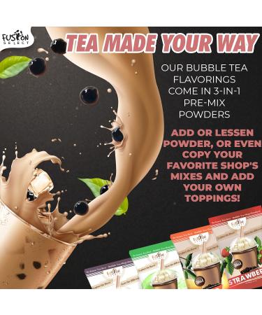 Fusion Select Taro Bubble Tea Mix - 3-in-1 Flavored Drink Powder with Cream & Sugar - 6 oz. Pack from Taiwan - Buy Online on SooperMarket.com
