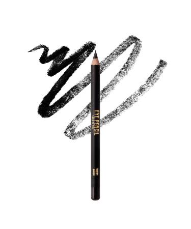 kiss new york Professional Slim Eye Pencil  Creamy Soft Eye Liner  Smooth Long-Lasting Rich Eyeline Color  Natural Eye Makeup  Water-Resistant (Black)