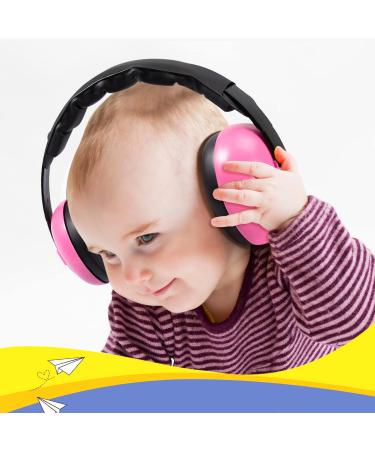 Dison Kids Noise Reduction Earmuffs  Baby Ear Protection Noise Cancelling Headphones Hearing Protection Earmuffs for Toddler (Pink) - Buy Online on SooperMarket.com