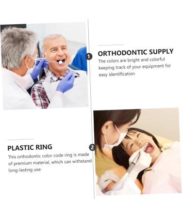 BUIFULSIC 160 STK Dental Color Circle Codering - Color Code Ring for Dental Instruments | Durable Plastic PP Code Band | International Shipping Available - Buy Online on SooperMarket.com