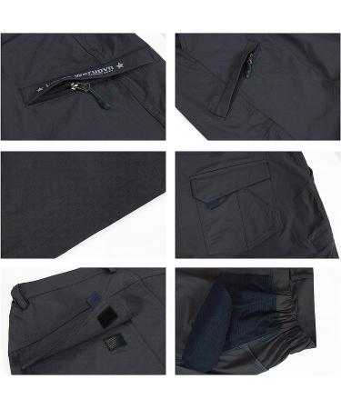 Men's Quick Dry Cargo Hiking Shorts | Lightweight & Stretchy | Multi-Pocket Outdoor Summer Short | 30-46 Sizes - Black - Buy Online on SooperMarket.com