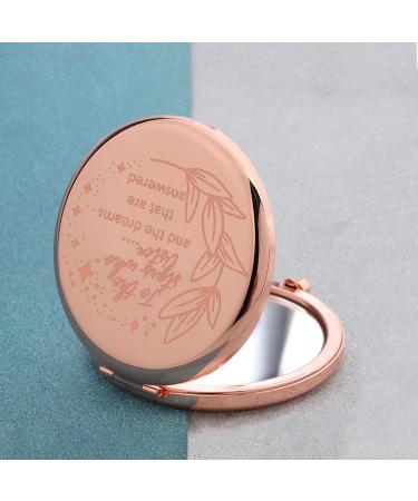 KUIYAI To The Stars Who Listen And The Dreams That Are Answered Pocket Mirror Makeup Mirror For Girls Women (to the star mirrorUK) - Buy Online on SooperMarket.com