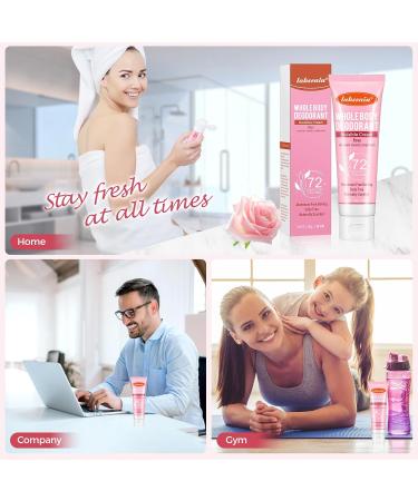 Whole Body Deodorant for Women Luxsea Aluminum Free Deodorant Lotion for Men Armpit Deodorant Cream for 72 Hour Odor Control Rose Deodorant Antiperspirant Clear Gel Baking Soda Free Natural Skin Care - Buy Online on SooperMarket.com