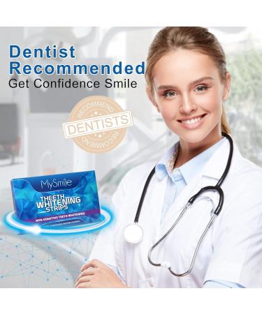 MySmile Teeth Whitening Kit | 14 Sets Strips & 3 Gel Lights | Fast Whitening, Reduced Sensitivity | Remove Stains from Coffee, Wine & Smoking - Buy Online on SooperMarket.com
