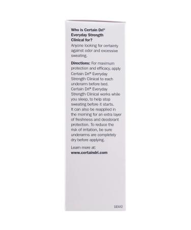 Certain Dri Everyday Strength Clinical Anti-Perspirant & Deodorant - Morning Fresh 2.6 oz (Pack of 2) | International Shipping Available - Buy Online on SooperMarket.com