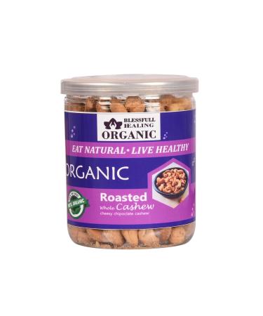 Blessfull Healing Organic Natural Vegan Cheesy Chipotle Roasted Whole Cashew Nuts Crunchy Kaju 250 Gram