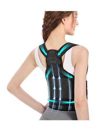 Wallfire Back Brace Posture Corrector for Women and Men Adjustable Posture Trainer for Back and Shoulder Pain Relief Comfortable and Breathable Back Support Brace for Hunchback Correction - Buy Online on SooperMarket.com