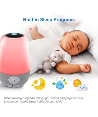 VTech BC8313 V-Hush Pro Soothing Sleep Trainer | Bluetooth Speaker with Night Light Projector & Voice Recording | Multi-Colour Nightlight | White, One Size - Buy Online on SooperMarket.com