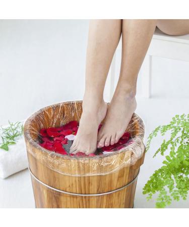 Noverlife 100PCS Disposable Pedicure Spa Liners - Clear Plastic Foot Tub Liners for Single Use in Salons and Homes - Buy Online on SooperMarket.com