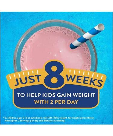 PediaSure Grow & Gain with Immune Support Kids Protein Shake 27 Vitamins and Minerals 7g Protein Helps Kids Catch Up On Growth Non-GMO Gluten-Free Strawberry 8-fl-oz Bottle 24 Count - Buy Online on SooperMarket.com