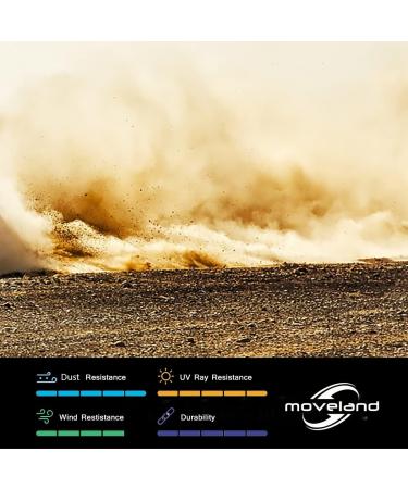 6 Passenger Golf Cart Cover | Dust-Proof, Anti-UV, PVC Coating | Custom Fit for EZ GO, Club Car, Yamaha | Moveland Outdoor Accessories - Buy Online on SooperMarket.com
