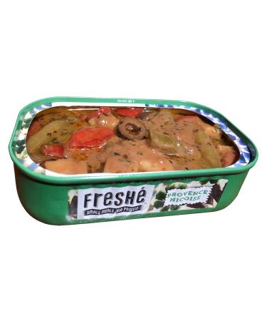 Fresh Gourmet Canned Tuna Variety Pack - High-Protein Snack & Meal | Non-GMO, Wild-Caught, Mediterranean Diet Friendly | 4.25 oz (Pack of 4) - Buy Online on SooperMarket.com