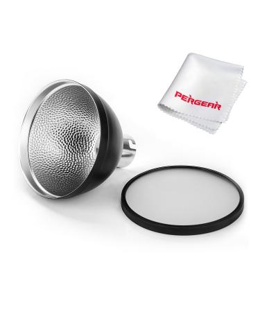 Godox AD-S2 Standard Reflector with Soft Diffuser for Godox AD200 Pro Godox AD200PRO Godox AD200 AD180 AD360 AD360II Flashes