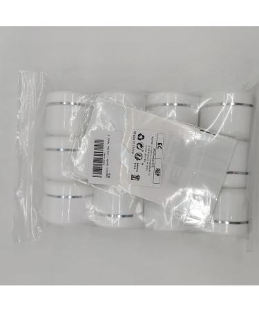 Zasiene Travel Cream Jar 12 Pieces 50 ml Travel Cream Jar Container 50 ml Container for Cream Empty Cream to Fill with Spatula and Label - Buy Online on SooperMarket.com
