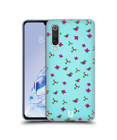 Head Case Designs Flowers Nail Art Soft Gel Case Compatible With Xiaomi Mi 9 Pro / 5G Xiaomi Mi 9 Pro / 5G Flowers