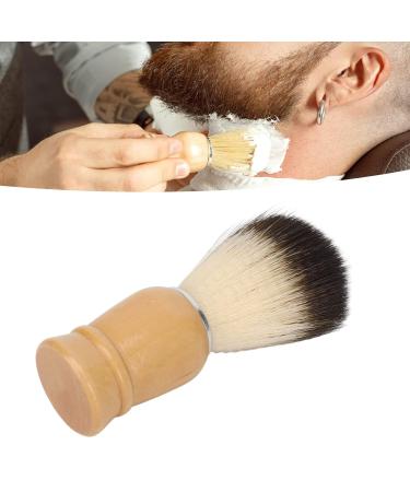 Men's Beard Brush | Nylon Foam Brush with Wooden Handle | Beard Care for Daily Use - Buy Online on SooperMarket.com