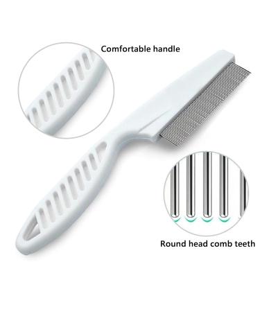 Seababoo 3PC Metal Lice Comb Set - Extra Fine Tines for Effective Lice & Flea Treatment for All Hair Types - Buy Online on SooperMarket.com