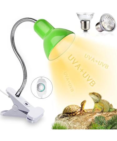 Shengruili turtle heat lamp 25W 50W heat lamp turtles reptiles lamp terrarium heat lamp for turtles terrarium reptiles terrarium heat lamp C-green