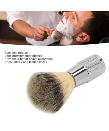 Razor Brush for Men | Portable Synthetic Shaving Brush with Curved Handle for Foam | Ideal for Salon & Travel - Buy Online on SooperMarket.com