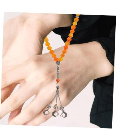 EXCEART 1 String 33 beads bracelet chinese bracelet buddhist prayer beads bracelet for women China Miss gem As Shown 1X1.5X31.5CM - Buy Online on SooperMarket.com