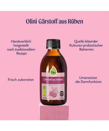 Olini Fermentation from Beets 1L - Fresh Preservative-Free Beetroot Juice with Spices - Natural Probiotic Drink - Not Pasteurized - Buy Online on SooperMarket.com