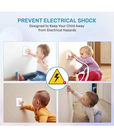 24 Pack Baby Proofing Outlet Covers - Shock Prevention, Easy Installation, Safe & Secure Plastic Plug Covers - Buy Online on SooperMarket.com