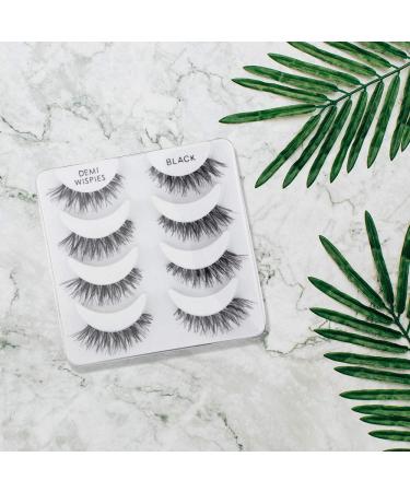 Ardell Demi Wispies False Eyelashes Black - Full Volume Strip Lashes 2-Pack (4 pairs) - Eye Make-Up Enhancement - Buy Online on SooperMarket.com