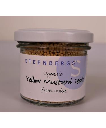 Steenbergs Organic Yellow Mustard Seed Standard Jar - 80g | Premium Quality - Buy Online on SooperMarket.com