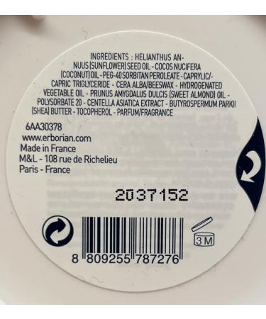 Erborian Centella Cleansing Balm - Gentle Melting Cleanser for Face & Eyes - 80g | International Shipping - Buy Online on SooperMarket.com