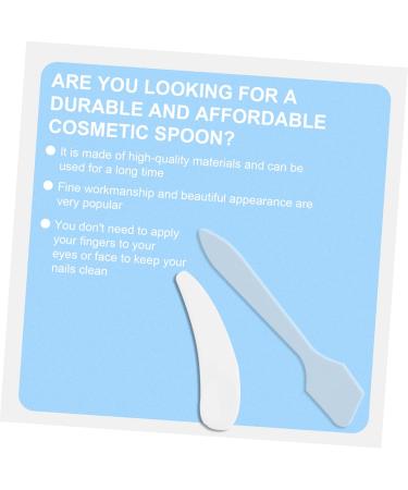 Baluue 40 Pcs Small Crescent Cream Spoon Sampling Spoon Facial Cream Spatula Beauty Scoop Mixing Spatulas Cosmetic Spatulas Eye Cream Spoon Facial Mask Spoon Skin Care Supply Makeup Spoon 1 count (Pack of 1) - Buy Online on SooperMarket.com